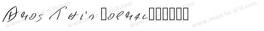 Amos Thin Normal字体转换
